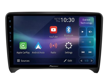 3223 3 pioneer autoradio sph pf97bt pro audi tt carplay androidauto a dotykovou obrazovkou everest technology evtech cz