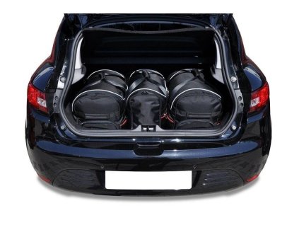 RENAULT CLIO 2012-2019 TAŠKY DO KUFRU 3 KS