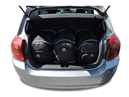 TOYOTA COROLLA HATCHBACK 2001-2009 TAŠKY DO KUFRU 3 KS