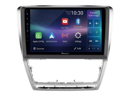 3229 3 pioneer autoradio sph pf97bt pro skoda octavia ii mk 2 carplay androidauto a dotykovou obrazovkou everest technology evtech cz
