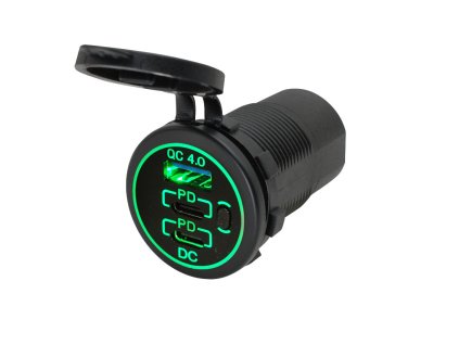 Adapter 12 24V 2x USB C QC4PD 1x USB A 7
