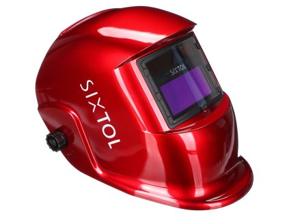 SIXTOL SX3044RO Svářecí kukla samostmívací WELDING MASK 2, červená - BEZ KRABICE
