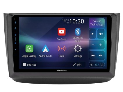 3607 3 pioneer autoradio sph pf97bt pro mercedes benz viano vito carplay androidauto a dotykovou obrazovkou everest technology evtech cz