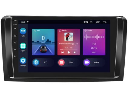 3583 2 2din autoradio s android pro mercedes benz ml w164 2007 2011 carplay androidauto a dotykovou obrazovkou evtech cz