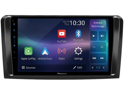 3604 3 pioneer autoradio sph pf97bt pro mercedes benz ml w164 2007 2011 carplay androidauto a dotykovou obrazovkou everest technology evtech cz