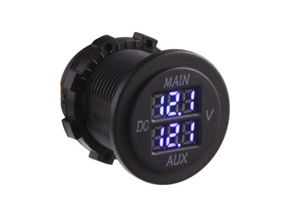 34680 Digitální voltmetr 6-30V, duální