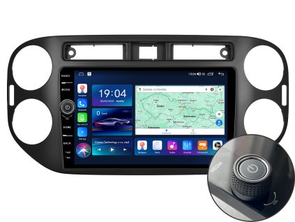 3628 1 everest autoradio s android pro volkswagen tiguan i mk 1 2007 2015 cerny carplay androidauto a lcd ips dotykovou obrazovkou evtech cz