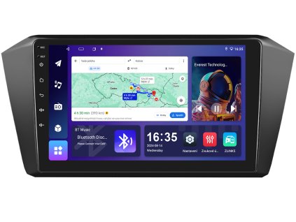 3007 2 isudar autoradio t68b s android pro volkswagen passat b8 2015 2020 cerny carplay androidauto a dotykovou obrazovkou evtech cz
