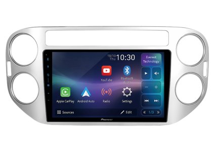 3853 11 pioneer autoradio sph pf97bt pro volkswagen tiguan carplay androidauto a dotykovou obrazovkou everest technology evtech cz