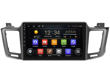 4015 8 t72 2din autoradio s android pro toyota rav4 xa40 carplay androidauto cp dab a dotykovou obrazovkou evtech cz