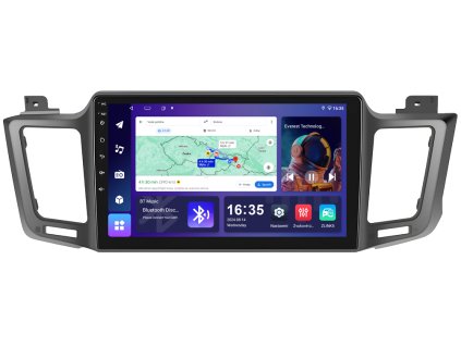 4012 7 t68 2din autoradio s android pro toyota rav4 xa40 carplay androidauto cp dab a dotykovou obrazovkou evtech cz