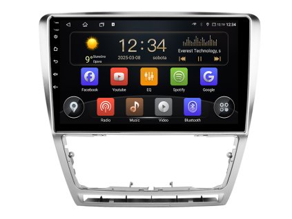 4111 isudar autoradio t75 pro skoda octavia 2 s dotykovou obrazovkou evtech cz