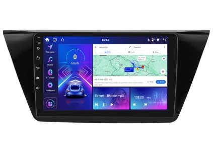 3322 bmode autoradio s android 13 pro volkswagen touran 2 mk 2 carplay androidauto bluetooth handsfree s gps modulem navigaci dab a lcd ips dotykovou obrazovkou evtech cz