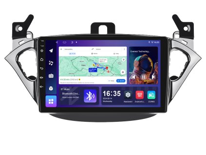 1893 5 isudar 1 autoradio t68b s android 13 pro opel adam corsa carplay androidauto bluetooth handsfree s gps modulem navigaci dab a dotykovou obrazovkou evtech cz