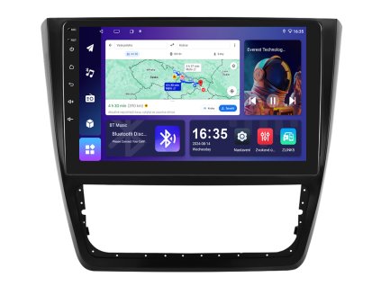 1437 5 isudar 2din autoradio t68b s android 13 pro skoda yeti carplay androidauto bluetooth handsfree s gps modulem navigaci dab a lcd ips dotykovou obrazovkou evtech cz