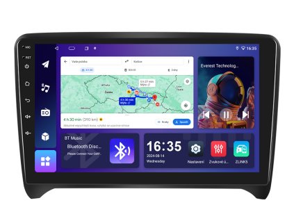 1631 5 isudar 1 autoradio t68b s android 13 pro audi tt carplay androidauto bluetooth handsfree s gps modulem navigaci dab a dotykovou obrazovkou evtech cz