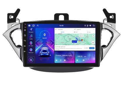 1856 2 bmode autoradio s android 13 pro opel adam corsa carplay androidauto bluetooth handsfree s gps modulem navigaci dab a lcd ips dotykovou obrazovkou evtech cz