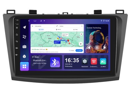 1808 5 isudar 1 autoradio t68bm un06 s android pro mazda 3 carplay androidauto s gps modulem a dotykovou obrazovkou evtech cz