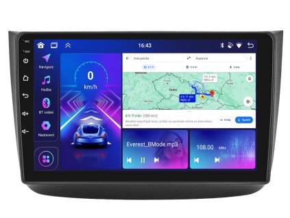2536 2 bmode autoradio s android 13 pro mercedes viano vito carplay androidauto bluetooth handsfree s gps modulem navigaci dab a lcd ips dotykovou obrazovkou evtech cz