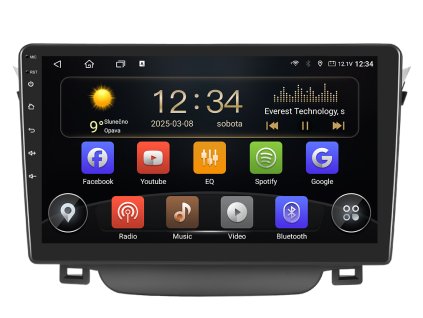4288 isudar autoradio t75 s android pro hyundai i30 carplay androidauto a dotykovou obrazovkou evtech cz