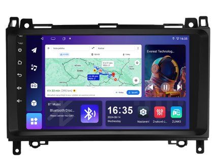 2947 2 isudar autoradio t68b s android 13 pro mercedes viano vito carplay androidauto a dotykovou obrazovkou evtech cz