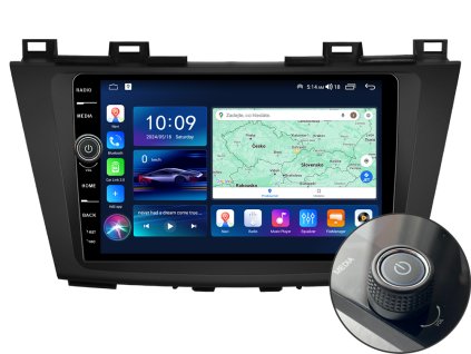 2407 4 everest 1 autoradio s android pro mazda 5 carplay androidauto bluetooth handsfree s gps modulem navigaci dab a lcd ips dotykovou obrazovkou evtech cz