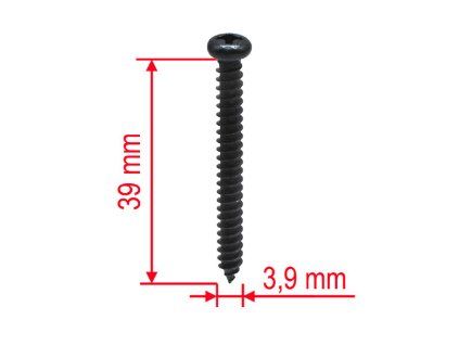 370022 Šroub 3,9x39 mm