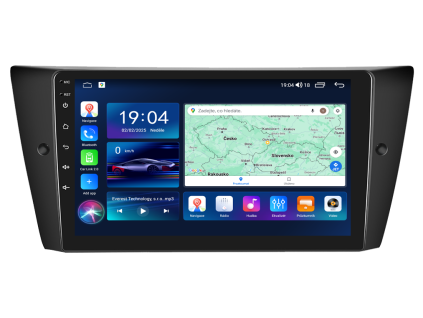 5323 everest evt autoradio a3018 s android 13 pro bmw e90 e92 e93 1 androidauto bluetooth handsfree s gps modulem navigaci dab a dotykovou obrazovkou evtech cz