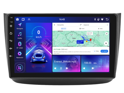 3313 bmode autoradio s android 13 pro mercedes viano vito carplay androidauto bluetooth handsfree s gps modulem navigaci dab a lcd ips dotykovou obrazovkou evtech cz