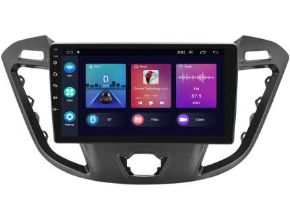 5518 1 2din autoradio s android pro ford transit custom 2015 2018 carplay androidauto s gps modulem a dotykovou obrazovkou evtech cz