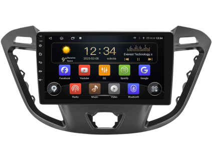 5584 isudar t72 autoradio s android pro ford transit custom 1 carplay androidauto s gps modulem a dotykovou obrazovkou evtech cz