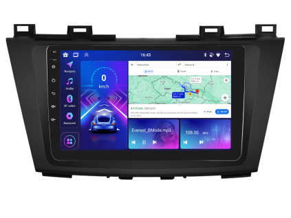 3358 bmode autoradio s android 13 pro mazda 5 carplay androidauto bluetooth handsfree s gps modulem navigaci dab a lcd ips dotykovou obrazovkou evtech cz