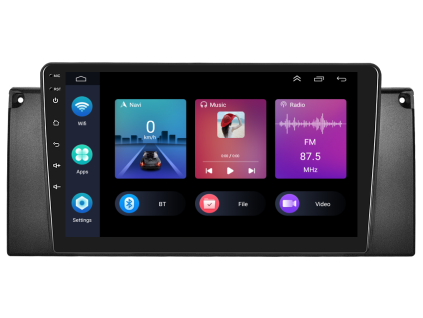 1544 2din autoradio a3018 s android 13 pro bmw e53 carplay androidauto bluetooth handsfree s gps modulem navigaci dab a dotykovou obrazovkou evtech cz