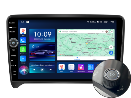 2275 6 everest 1 autoradio s android pro audi tt carplay androidauto bluetooth handsfree s gps modulem navigaci dab a lcd ips dotykovou obrazovkou evtech cz
