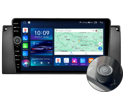 2308 6 everest 1 autoradio s android pro bmw e53 carplay androidauto bluetooth handsfree s gps modulem navigaci dab a lcd ips dotykovou obrazovkou evtech cz