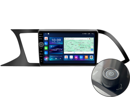 2806 everest 1 autoradio s android pro seat leon carplay androidauto a lcd ips dotykovou obrazovkou evtech cz