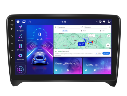 3331 bmode autoradio s android 13 pro audi tt carplay androidauto bluetooth handsfree s gps modulem navigaci dab a lcd ips dotykovou obrazovkou evtech cz
