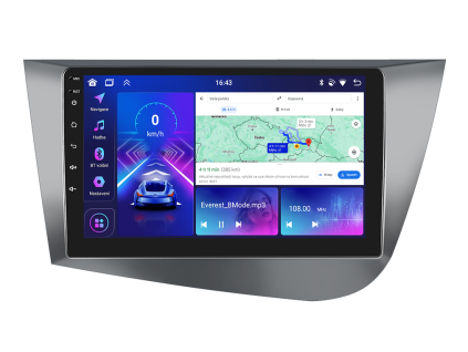1688 5 bmode autoradio s android 13 pro seat leon carplay androidauto bluetooth handsfree s gps modulem navigaci dab a lcd ips dotykovou obrazovkou evtech cz