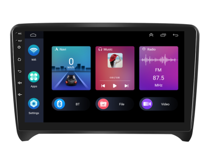 1583 2din autoradio a3018 s android 13 pro audi tt carplay androidauto bluetooth handsfree s gps modulem navigaci dab a dotykovou obrazovkou evtech cz