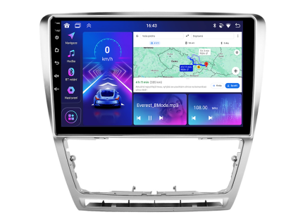 1323 1 bmode autoradio bev02 s android 13 pro skoda octavia 2 carplay androidauto bluetooth handsfree s gps modulem navigaci dab a lcd ips dotykovou obrazovkou evtech cz