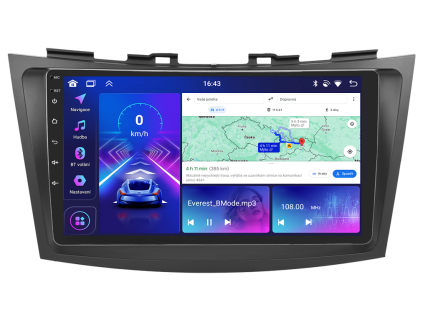 3319 bmode autoradio s android 13 pro suzuki swift carplay androidauto bluetooth handsfree s gps modulem navigaci dab a lcd ips dotykovou obrazovkou evtech cz