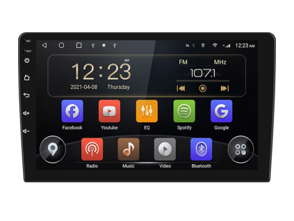 1257 isudar autoradio t72 un04 s android 10 vw carplay androidauto s gps modulem a dotykovou obrazovkou carplay evtech cz