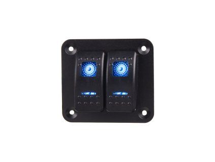 47152 Panel s 2x spínači Rocker 12/24V