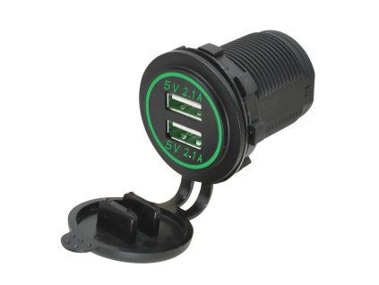 385121 G Adaptér 12V - 2x USB 5V / 4,2A