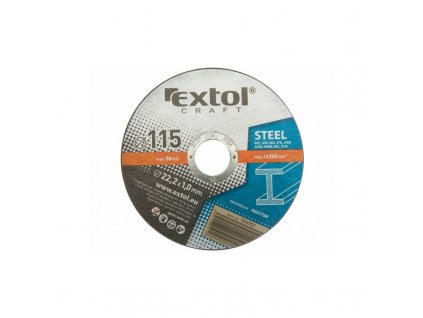 EXTOL-CRAFT EX106930 Kotouče řezné na kov, 5ks, 150x1,6x22,2mm