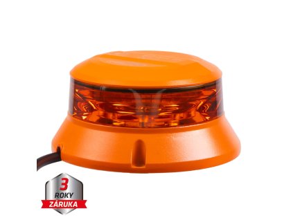 WL402FIX Robustní oranžový LED maják, oranž.hliník, 36W, ECE R65