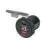 385122 W Adaptér 12V - USB 2,4A + USB C + V-metr