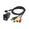 248886 C USB+JACK konektor Toyota