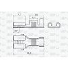 IMP 427806 5000 Konektor dutinka 6,3mm