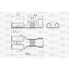 IMP 427904 R6 Konektor dutinka 6,3mm